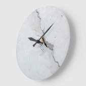 Grande Horloge Ronde Cracked concrete (Angle)