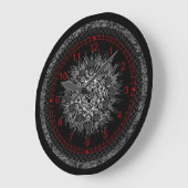 Grande Horloge Ronde crânes (Angle)