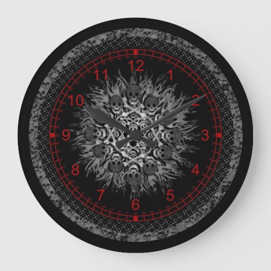 Grande Horloge Ronde crânes (Recto)