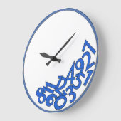 Grande Horloge Ronde Crazy clock (Angle)