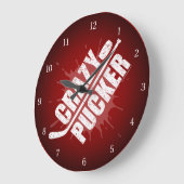 Grande Horloge Ronde Crazy Pucker (Hockey) (Angle)