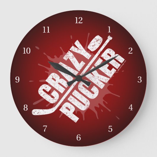 Grande Horloge Ronde Crazy Pucker (Hockey) (Recto)