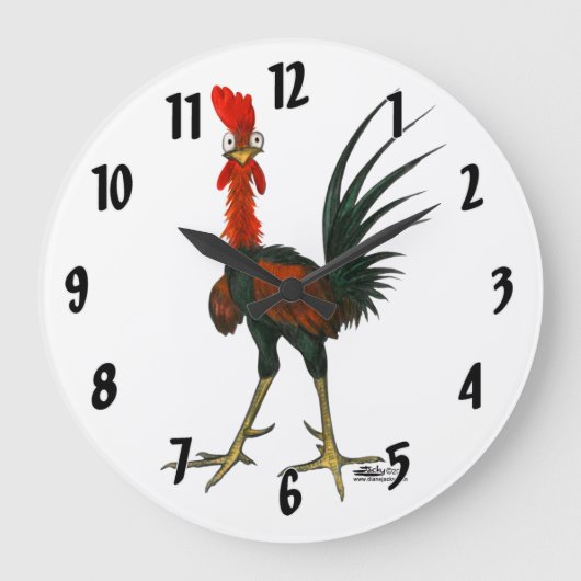 Grande Horloge Ronde Crazy rooster (Recto)