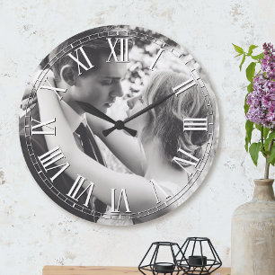 Grande Horloge Ronde Create Your Custom Photo personalized