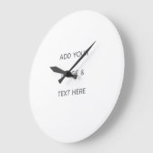 Grande Horloge Ronde Create Your Own white  (Angle)