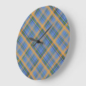 Grande Horloge Ronde Création géométrique abstraite (Angle)