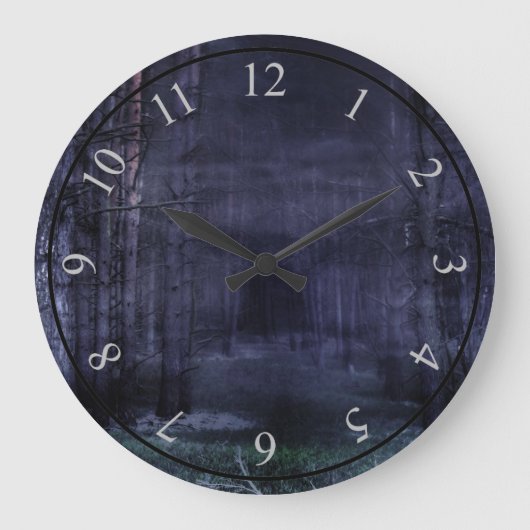 Grande Horloge Ronde Creepy forest (Recto)
