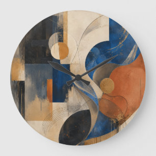 Grande Horloge Ronde Créez votre propre art personnalisé