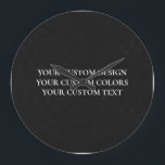 Grande Horloge Ronde Créez votre propre personnalisation<br><div class="desc">Customisez ce produit en ajoutant vos propres images et texte et en choisissant vos polices et couleurs préférées. Visitez Aviary Art sur Zazzle pour voir toute notre collection de produits faciles à personnaliser et de haute qualité!</div>