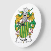 Grande Horloge Ronde Crest de la famille Varela (Angle)