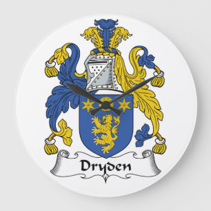 Grande Horloge Ronde Crête de famille de Dryden