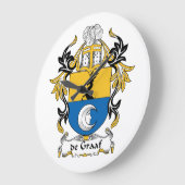 Grande Horloge Ronde crête de la famille de Graaf (Angle)