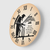Grande Horloge Ronde Cricket Clock (Angle)