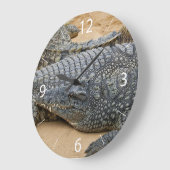 Grande Horloge Ronde Crocodiles (Angle)