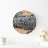Grande Horloge Ronde Crocodiles (Maison)