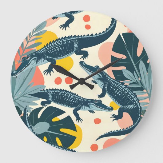 Grande Horloge Ronde Crocs (Recto)