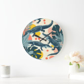 Grande Horloge Ronde Crocs (Maison)