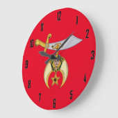 GRANDE HORLOGE RONDE CROISSANTS (Angle)