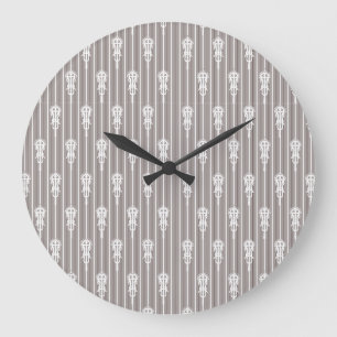 Grande Horloge Ronde Croix Afro Aygebam Lalibela Motif