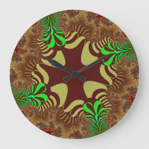 Grande Horloge Ronde Croix de bronze