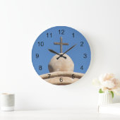 Grande Horloge Ronde Croix sur l'église Mission (Maison)