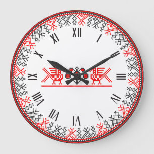 Grande Horloge Ronde Cross-stitch