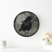 Grande Horloge Ronde Crow the Timekeeper (Maison)