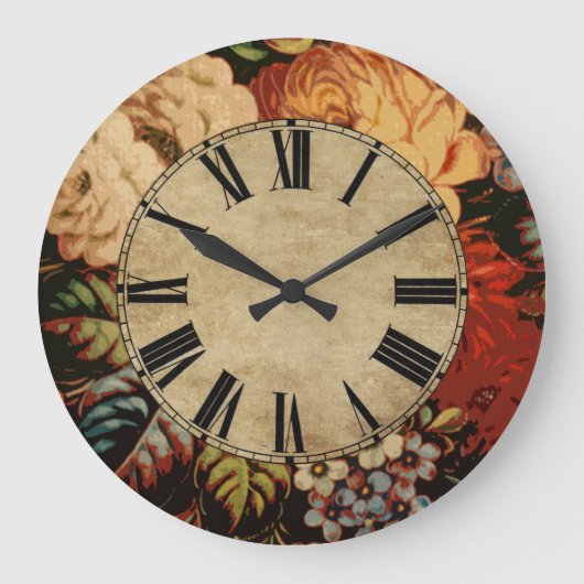 Grande Horloge Ronde Cru floral (Recto)