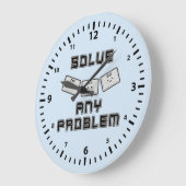 Grande Horloge Ronde Ctrl Alt Del (Angle)