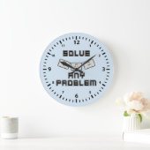 Grande Horloge Ronde Ctrl Alt Del (Maison)