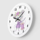 Grande Horloge Ronde cube (Angle)