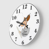 Grande Horloge Ronde Cuisine (Angle)