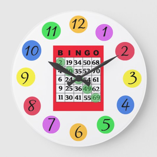 Grande Horloge Ronde Cuisine BINGO (Recto)