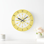 Grande Horloge Ronde cuisine couleur personnalisée ustensiles de cuisin (Maison)