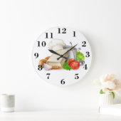 Grande Horloge Ronde Cuisine du chef (Maison)