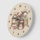 Grande Horloge Ronde Cuisine grand-mère (Angle)