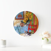 GRANDE HORLOGE RONDE CUISINE ITALIENNE À FLORENCE (Maison)