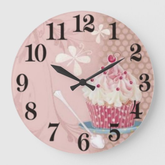 Grande Horloge Ronde Cup cake (Recto)