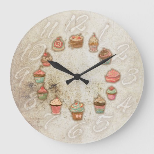 Grande Horloge Ronde CupCakes (Recto)
