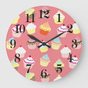 Grande Horloge Ronde Cupcakes Delicious Decorated Birthday