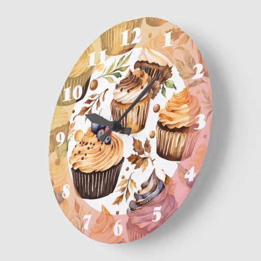 Grande Horloge Ronde Cupcakes Dessert Heaven (Angle)