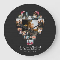 Custom 18 Heart shaped Photo Collage couples