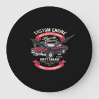 custom engine muscle classic dirty garage