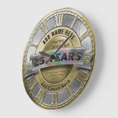 Grande Horloge Ronde Custom Gold and Silver Retirement Award (Angle)