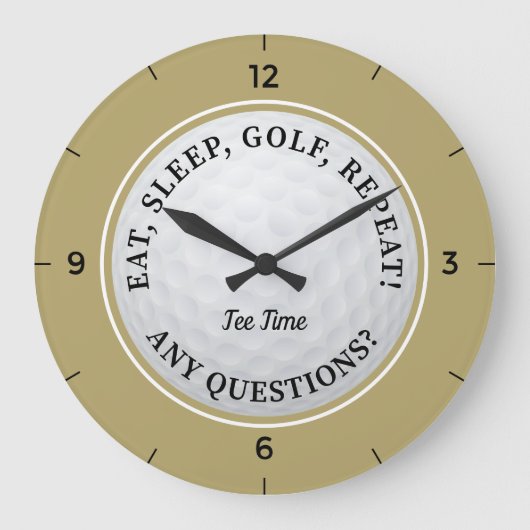 Grande Horloge Ronde Custom Golf Ball (Recto)