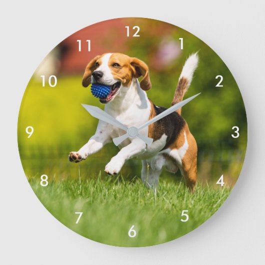 Grande Horloge Ronde Custom Photo Clock (Recto)