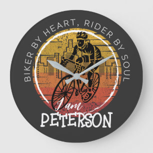 Grande Horloge Ronde Customisez votre conception CYCLING