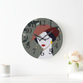 Grande Horloge Ronde Customized wall clock for home (Maison)