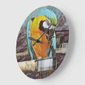 GRANDE HORLOGE RONDE CUTE MACAW (Angle)