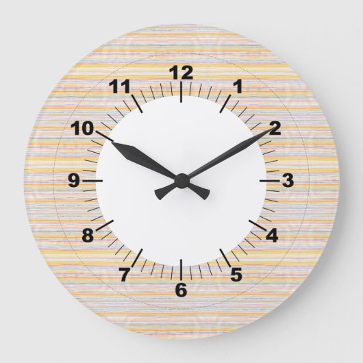 Grande Horloge Ronde Cute Pattern (Recto)